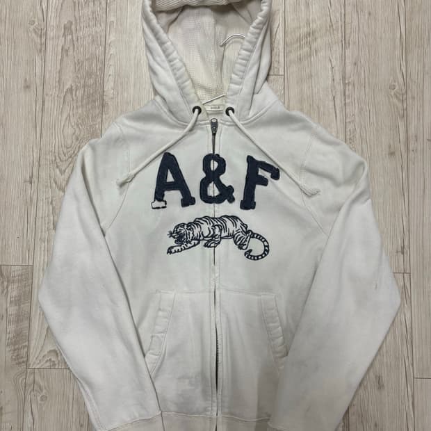 아베크롬비 후드집업 화이트 xl