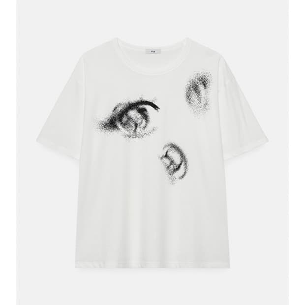 파이카 EYES BOXY T-SHIRT (white)