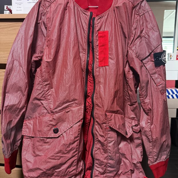 스톤아일랜드 반사 걍량 자켓