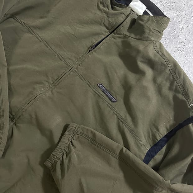 Reebok 올드스쿨 파이핑 배색 빈티지 바람막이