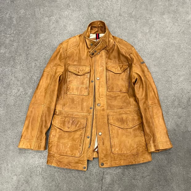 나파피리 리얼 레더 자켓