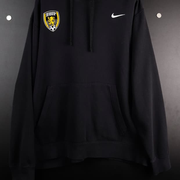 나이키 블랙워치 블랙 후드티