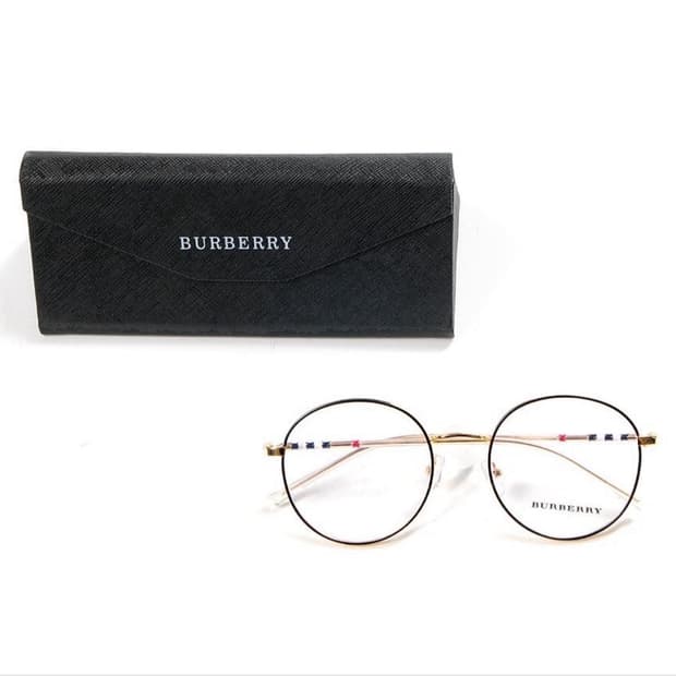 버버리 클래식 블랙골드 남녀공용 안경