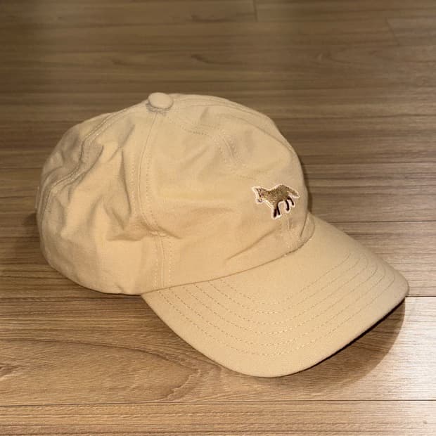 메종키츠네 베이비 폭스 볼캡 포슬린 핑크