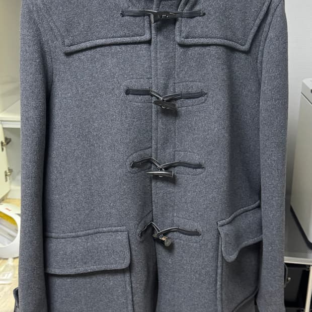 글로버올 회색 더플코트