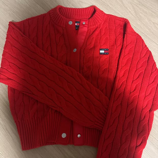 타미힐피거 가디건