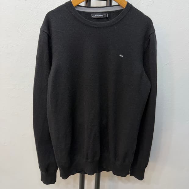 정품) 제이린드버그 남성 블랙 니트 스웨터 XL