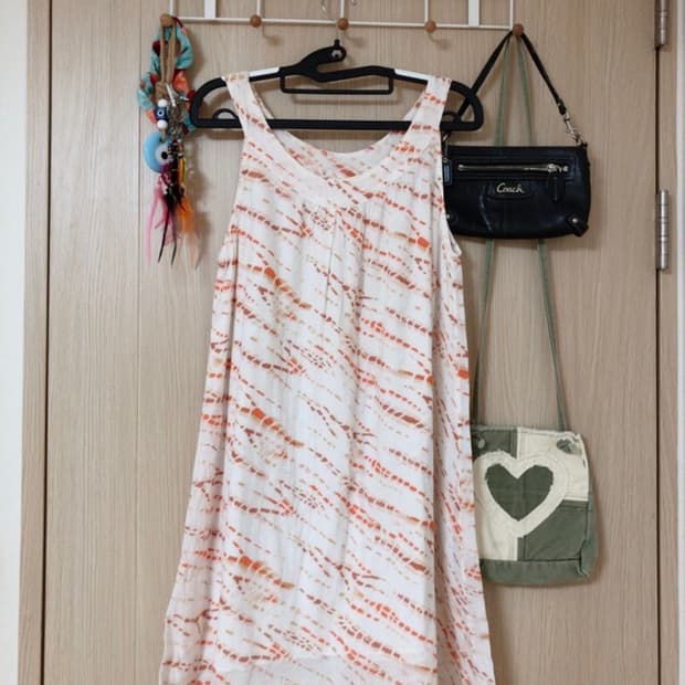 Tie-Dye Pattern Summer Mini Dress