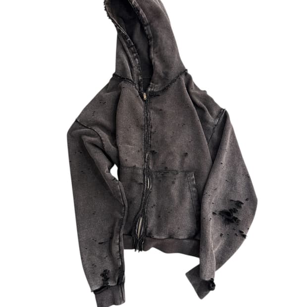 빈티지 커스텀 후드집업