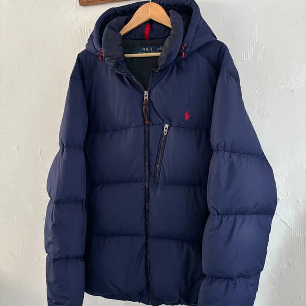 Polo 폴로 랄프로렌 신형 레드포니 네이비컬러 다운 패딩자켓
