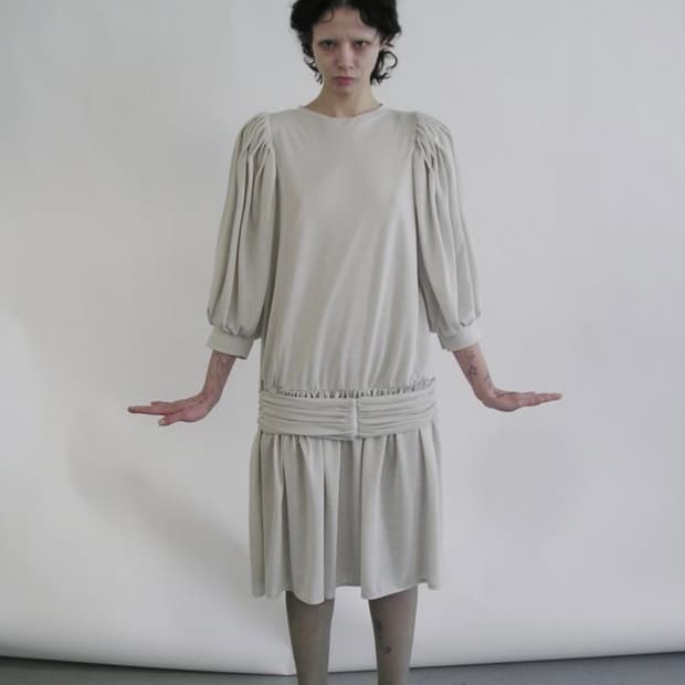 에옹쓰 아르누보 드레스 세이지그린