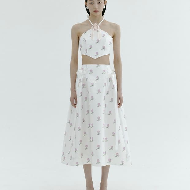 민주킴 pink print set / 웨딩 드레스 셀프 웨딩 촬영