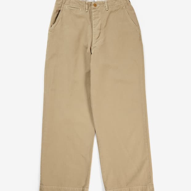 [6] 시오타 웨폰 치노 43khaki / Stone washed