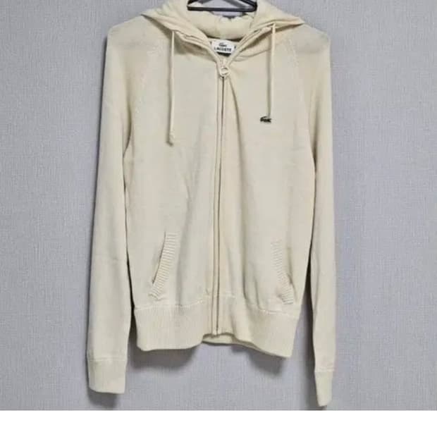 라코스테 니트 후드 집업