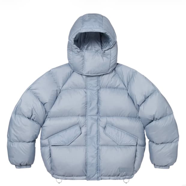 슈프림 700-필 다운 라이트웨이트 패딩 라이트 블루 24FW