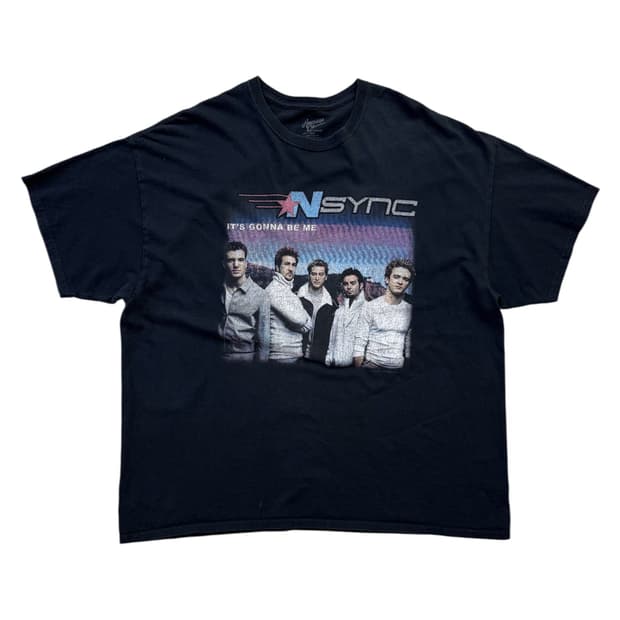 Nsync 빈티지 프린팅 티셔츠