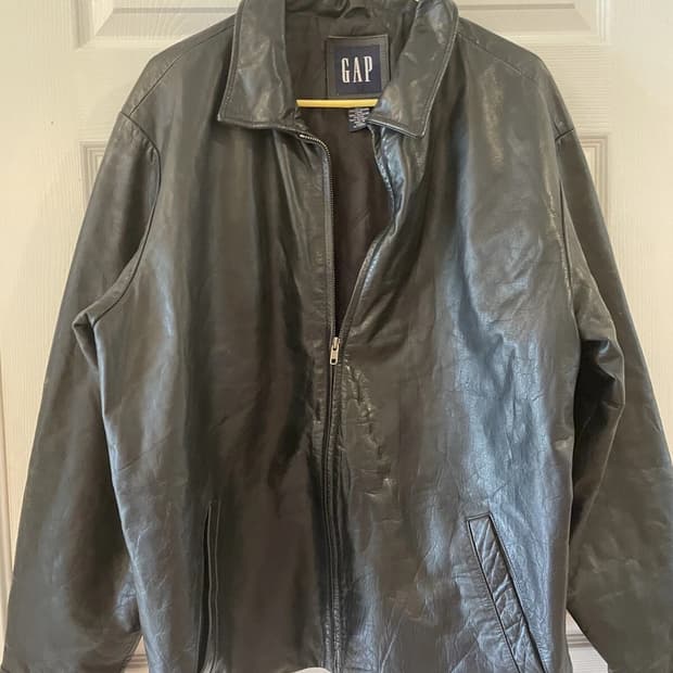 올드 갭 리얼 레더 자켓