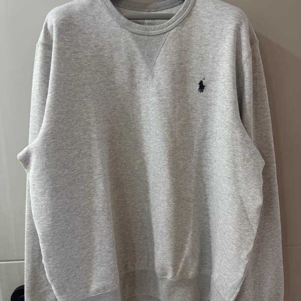 폴로 포니 로고 더블니트 스웻셔츠 XL