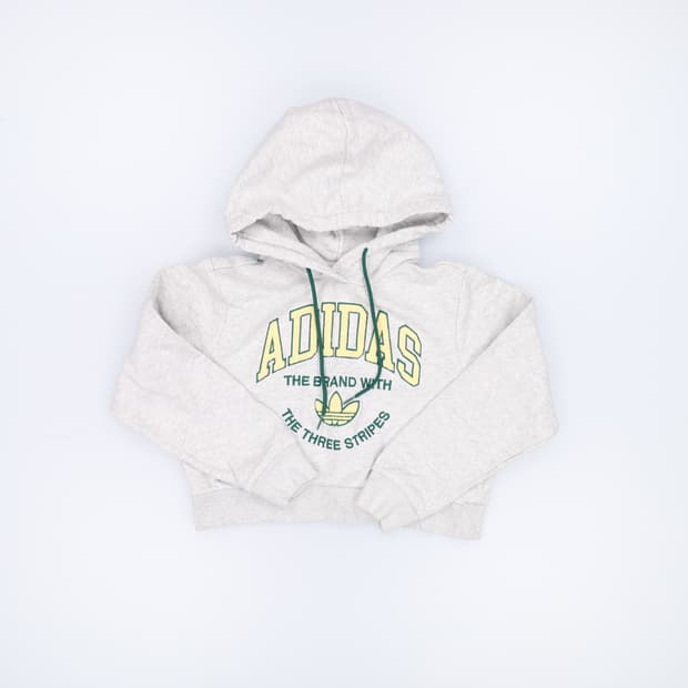 [S] 아디다스 그래픽 크롭 후드티 긴팔티 0105J