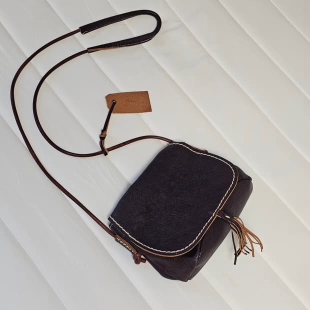 4dea works 포디어웍스 웨스턴 가죽 크로스백 숄더백 가방 모리걸