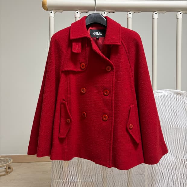 질스튜어트 울 더블 코트 S