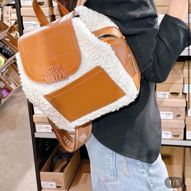 스티븐매든 백팩 블랙