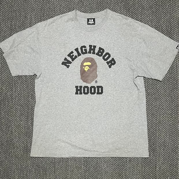 Bape 베이프 x 네이버후드 콜라보 반팔