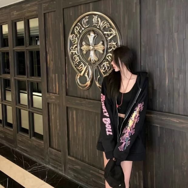 크롬하츠 x 데들리돌 후디