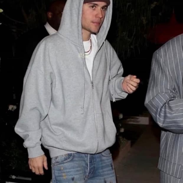 90s USA 러셀 후드집업 그레이 L