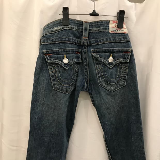 True Religion 트루릴리전 로우 데미지 데님