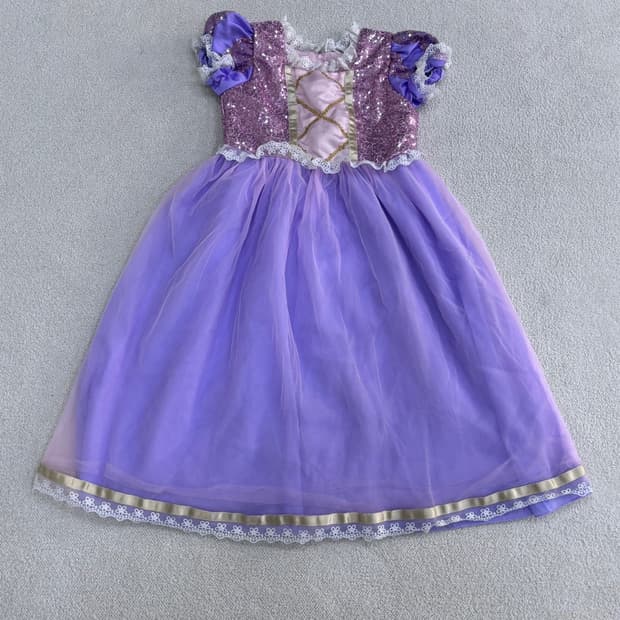 150 키즈 라푼젤 코스튬 드레스 0327E