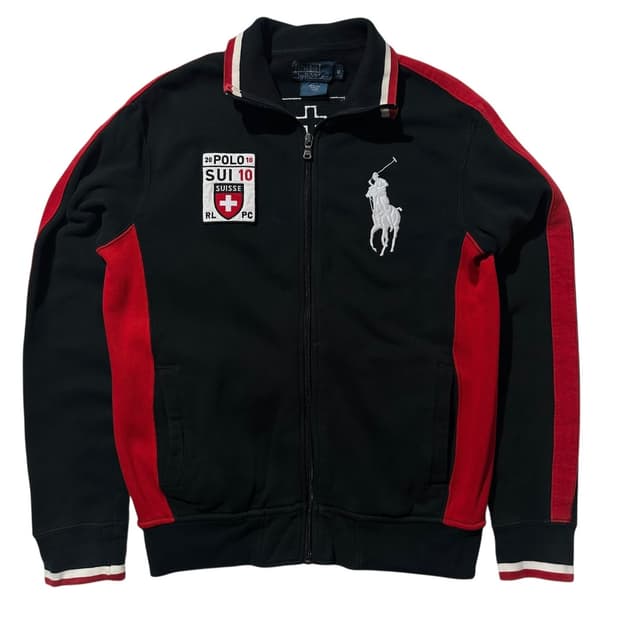 폴로 랄프로렌 빅포니 스위스 레이싱 집업 자켓 