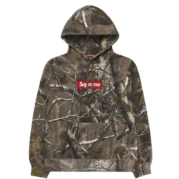 25fw 슈프림 박스로고 후드 리얼트리[XL]