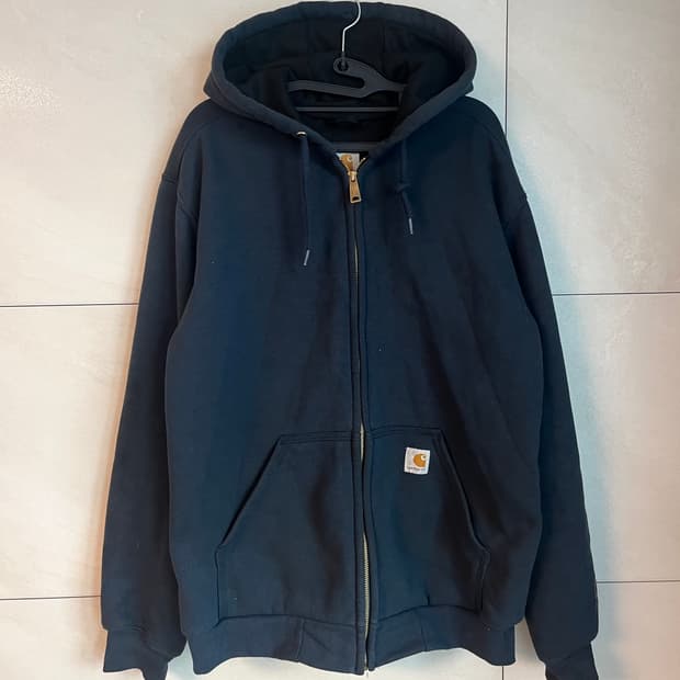 칼하트 미드웨이트 후드집업 네이비 [S]