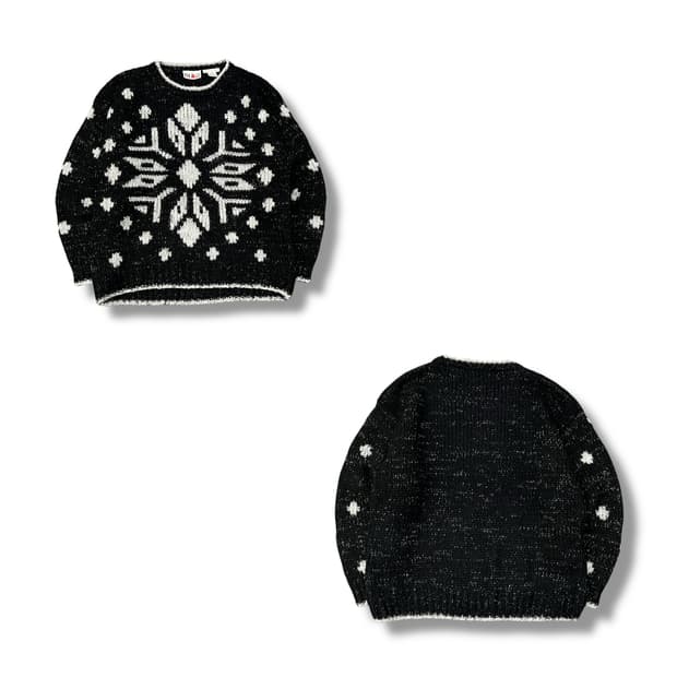  핸드메이드 패턴 니트 y14337