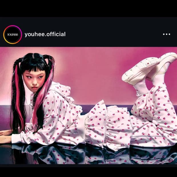 유희 플라워 후드집업 세트