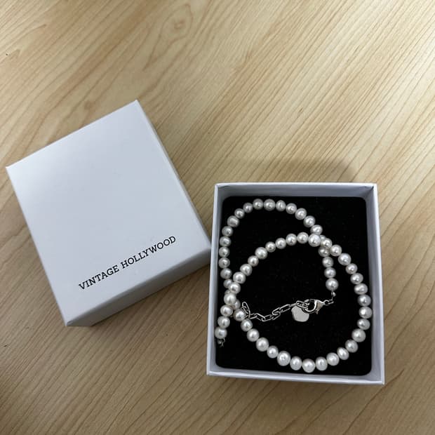 VINTAGE HOLLYWOOD 제니 진주 목걸이