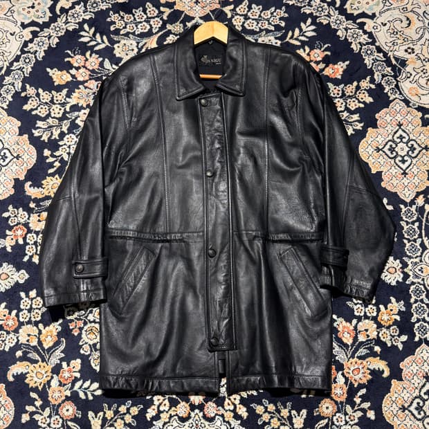 밀라노 양가죽 헌팅 자켓 L