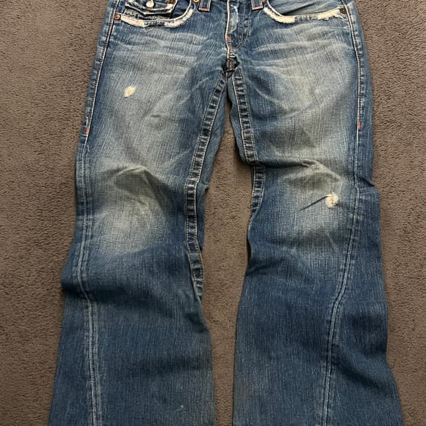 트루릴리전 부츠컷 데님 처분 