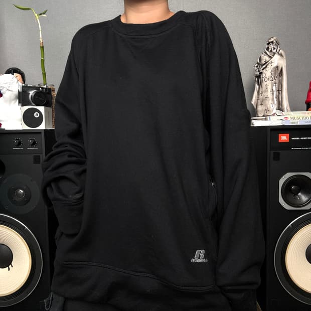 러셀애슬레틱 플리스 풀오버