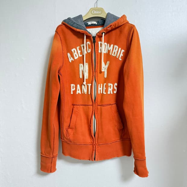 아베크롬비 와플 후드집업 루즈핏