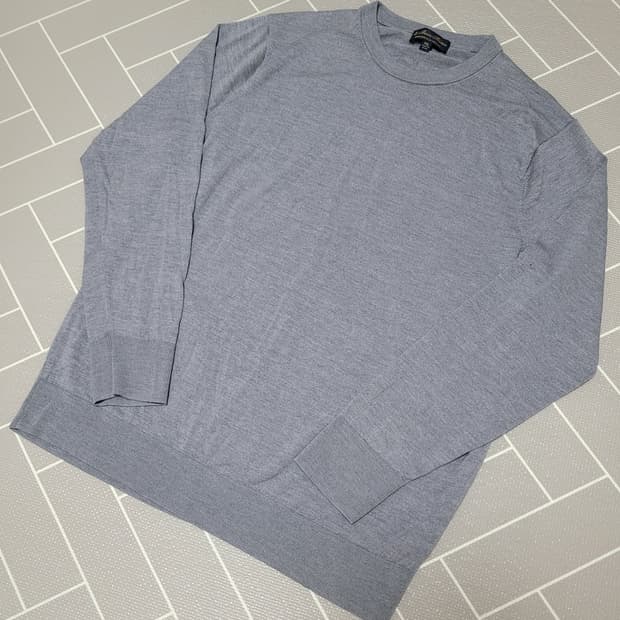 1회착) 브룩스 브라더스 메리노 울 라운드넥 니트 XXL