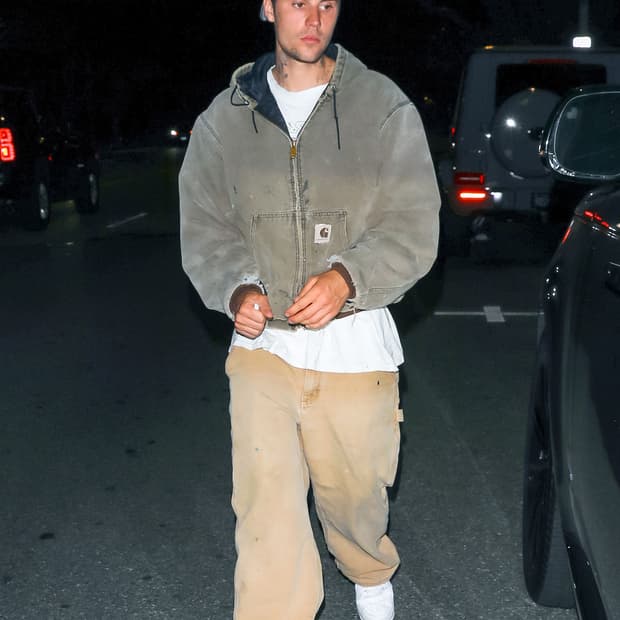 (32) 칼하트 더블니 브라운 워크 팬츠