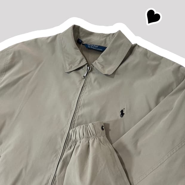 폴로 랄프로렌 베이지 스윙톱 자켓