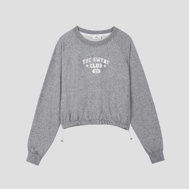 🖤 더스웻(The Sweat) 크롭 맨투맨 스웻셔츠