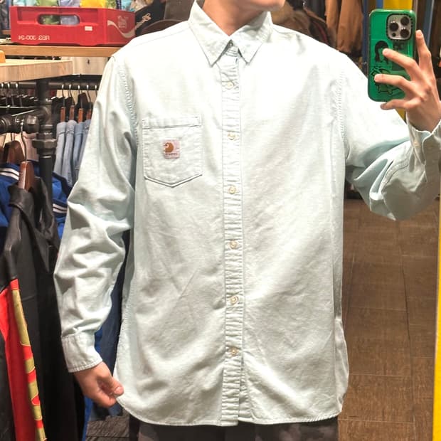 [HI] 칼하트 셔츠 민트 