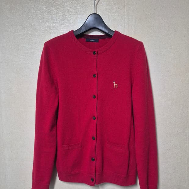 헤지스 캐시미어 혼방 가디건