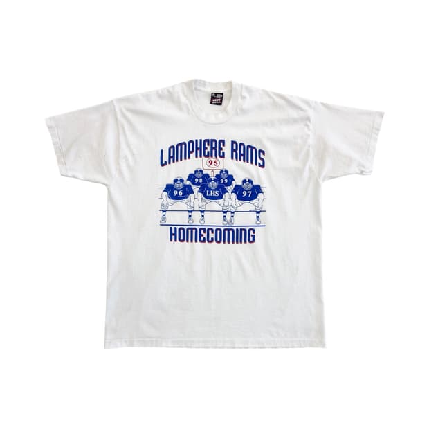 1995 Lamphere Rams Homecoming 반팔티셔츠 