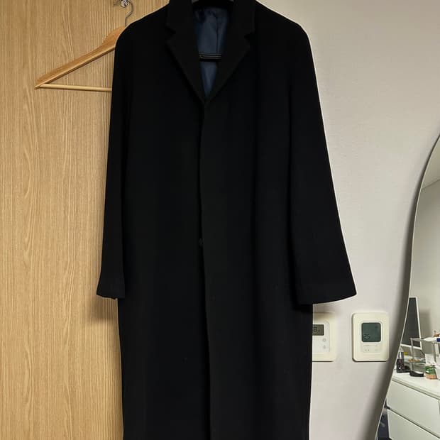 밈 더워드로브 히든 싱글코트 블랙 (100)