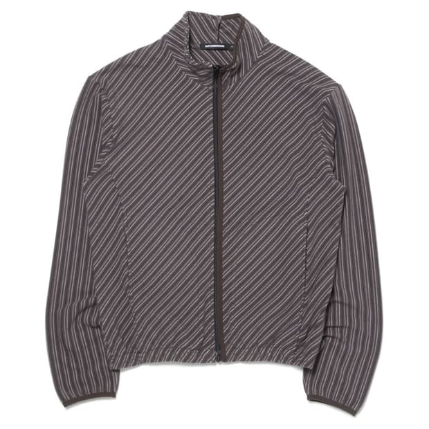 해칭룸 가디건 브라운차콜